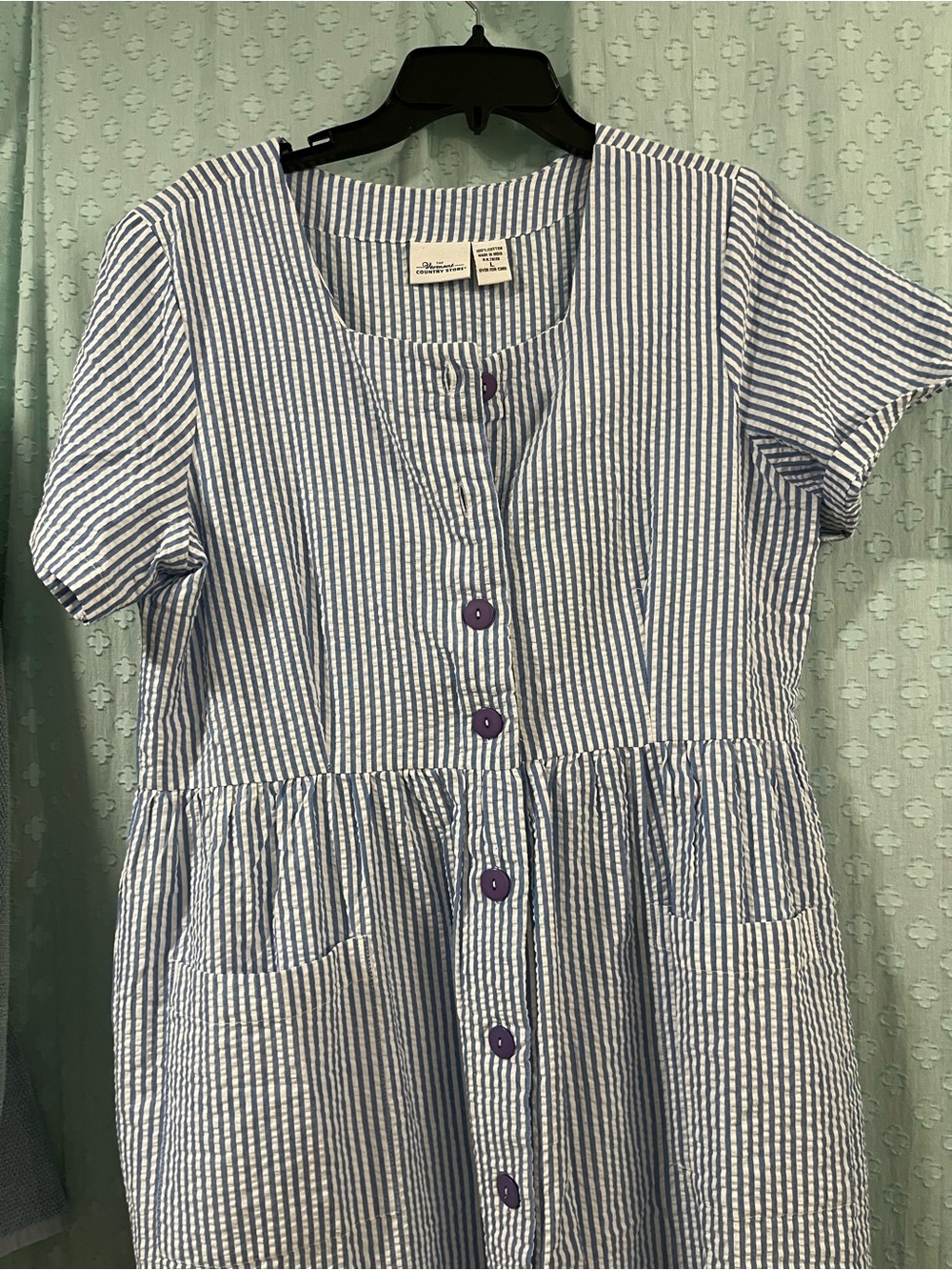 Vermont Country Store seersucker dress